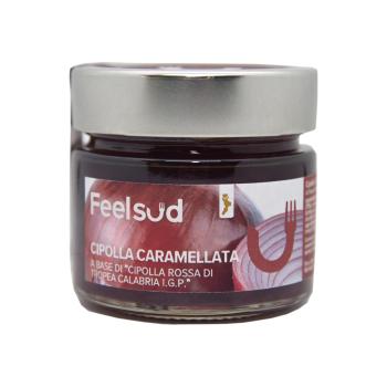 Feelsud Cipolla caramellata a Base di Cipolla Rossa di Tropea Calabria 180g