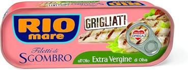 Rio Mare Filetti di Sgmbro Grigliati all'Olio Extra Vergine di Oliva 125g