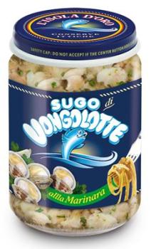 SUGO ISOLA D'ORO VONGOLE MARINARA 130 GR