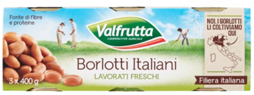 VALFRUTTA FAGIOLI BORLOTTI  3X400GR