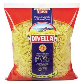 NUDEL DIVELLA  PATERNOSTI RIGATI N63 500GR
