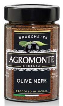 AGROMONTE BRUSCHETTA SCHWARZ OLIVEN 100GR