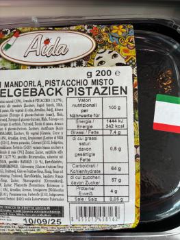 Mandelgebäck mit Pistazien 200g