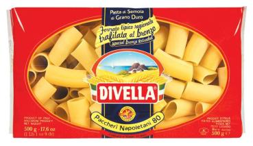 Nudeln Divella Neapolitan Paccheri Nr. 80  - 500 gr
