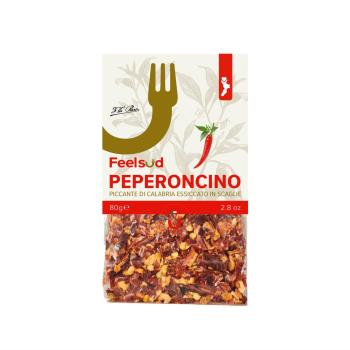 Peperoncino piccante di Calabria essiccato in scaglie 80g