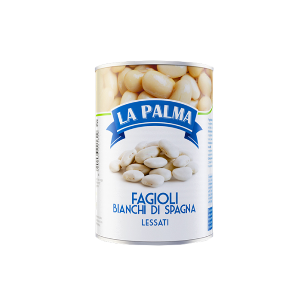 La Palma Fagioli Bianchi di Spagna Lessati (240g) – Weiße Riesenbohnen