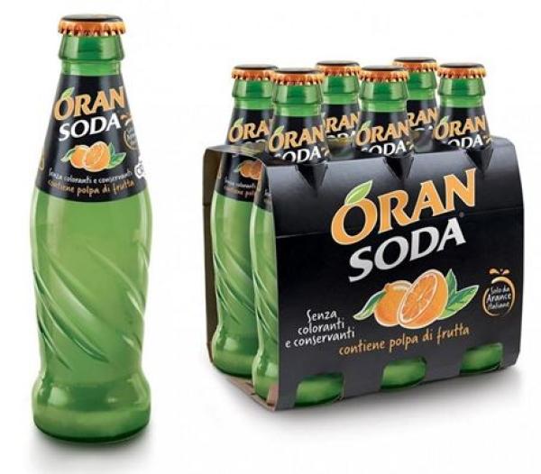 ORAN SODA GLASFLASHEN 200CL X 6