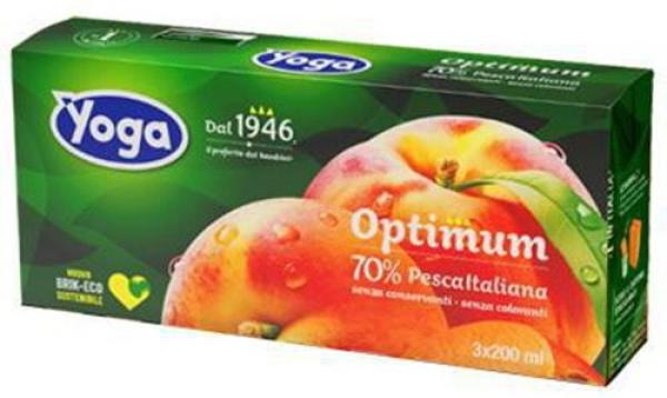 YOGA SAFT PESCA BRIK 200ML X3