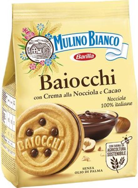 BISCOTTI MULINO BIANCO BAIOCCHI NOCCIOLA 260GR