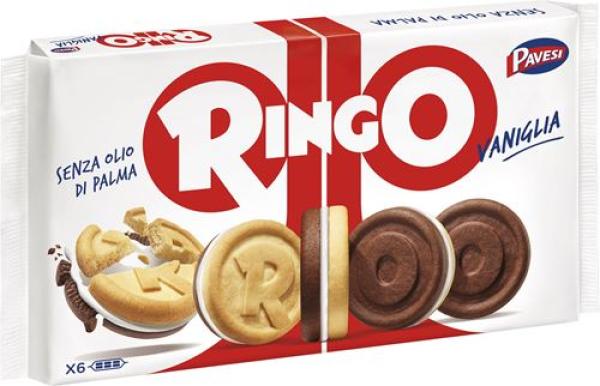 BISCOTTI RINGO VANIGLIA  330GR
