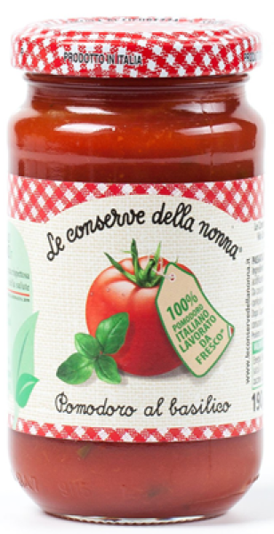 SUGO DELLA NONNA TOMATEN UND BASILIKUM 190GR