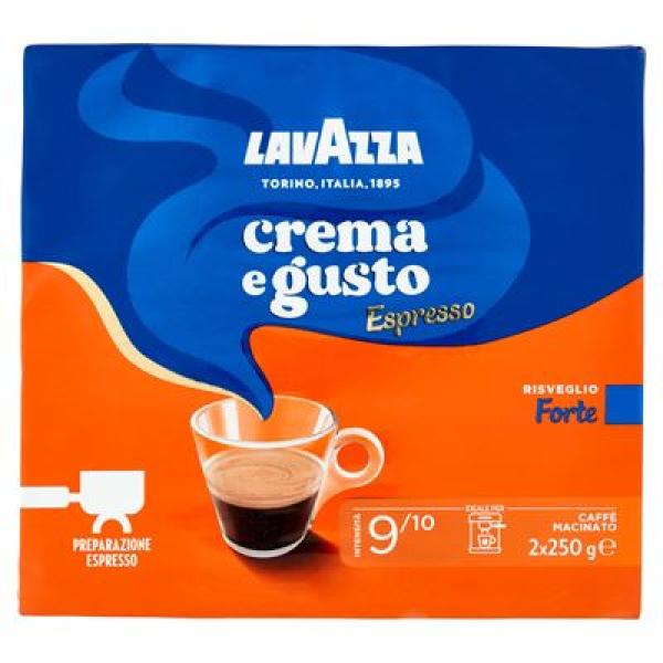 CAFFE LAVAZZA  CREMA E GUSTO  FORTE 2X250GR