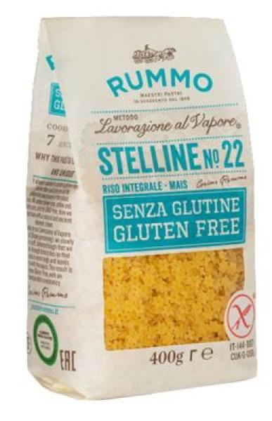 PASTA RUMMO STELLINE GLUTENFREI N22 400GR
