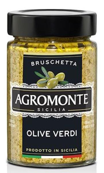 AGROMONTE BRUSCHETTA GRÜNE OLIVE 100GR