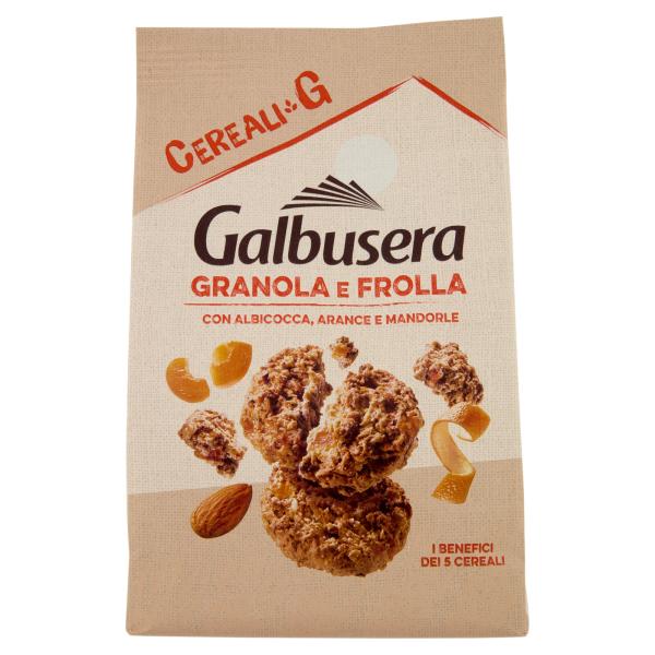 Galbusera Cereal G Granola und Frolla mit Aprikose, Orangen und Mandeln 300 g