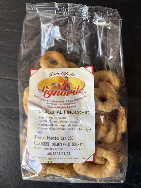Taralli Al Finocchio 250g