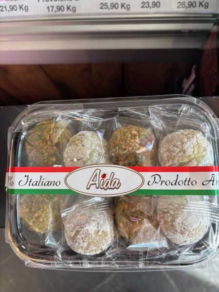 Mandelgebäck mit Pistazien 200g